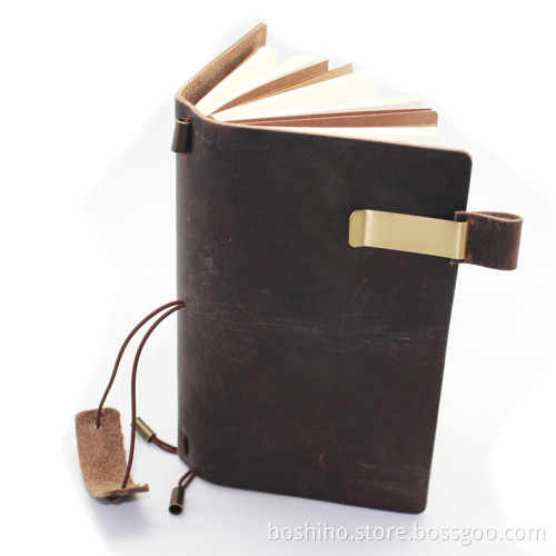 Boshiho Handmade Medium Vintage Leather Journal Diary